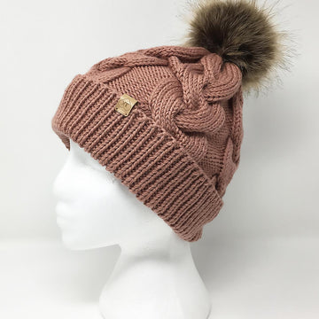 Rose Cable Hat