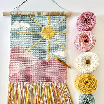 Sunny Mountains Wall Hanging