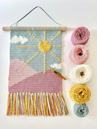 Sunny Mountains Wall Hanging