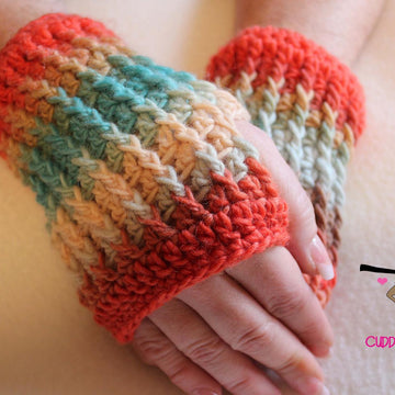 Sunset Ridge Fingerless Gloves