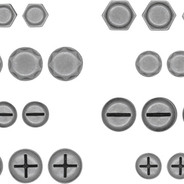 Advantus Idea-Ology Metal Hardware Heads 32/Pkg - Flatback