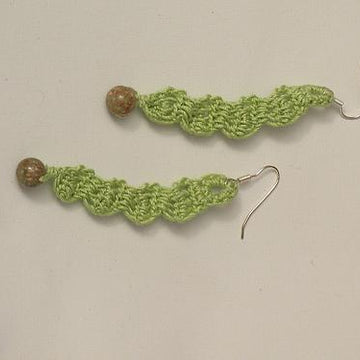Tunisian Crochet Jewelry Set