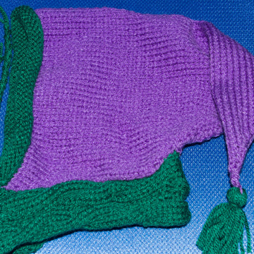 Pixie Hood with Point and Tassel