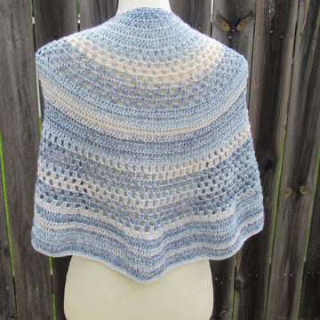 Falling Waters Shawl