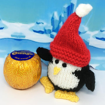 Penguin Christmas chocolate holders/gift bags
