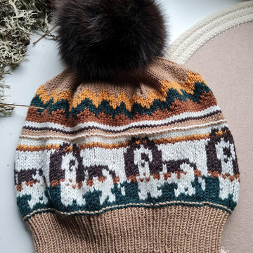Spaniel Dog Knit Hat