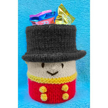 Christmas Soldier Tin Can Holder
