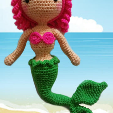 Floppy the mermaid crochet pattern