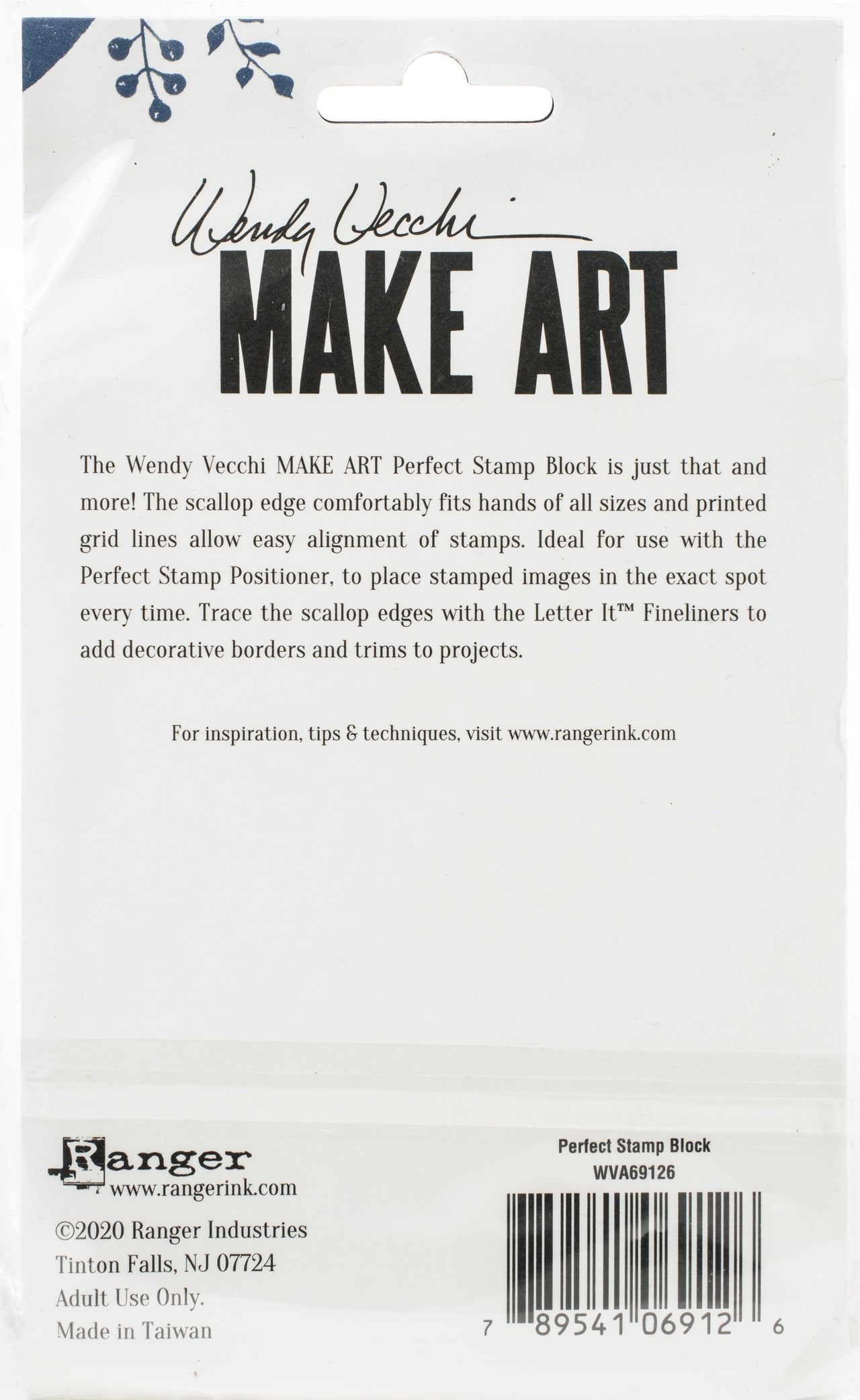 Ranger Wendy Vechhi Make Art Perfect Stamp Block - 617485