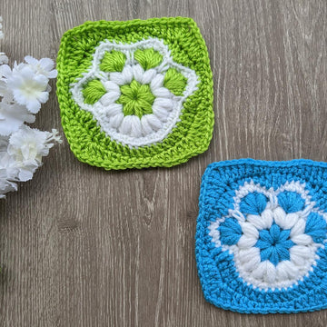 Paw Print Granny Square