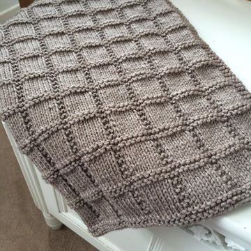 Patch Blanket Knitting Pattern