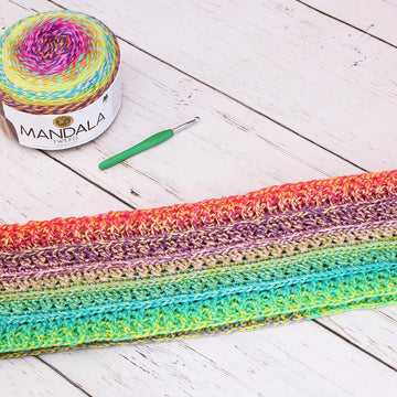 Criss Cross Ridges Infinity Scarf