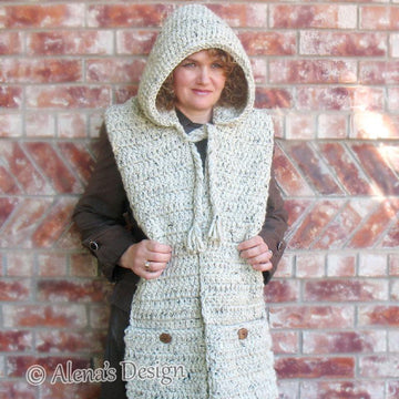 Hooded Pocket Scarf