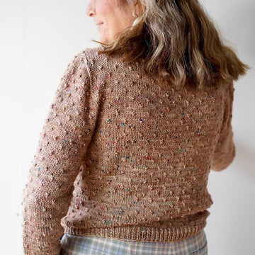 Dot knots cardi