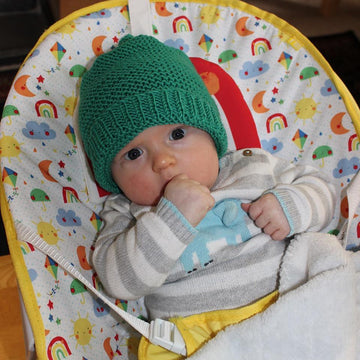 Jaspers Garter Stitch Stalk Beanie
