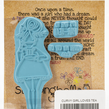 Stamping Bella Cling Stamps - Curvy Girl Loves Tea