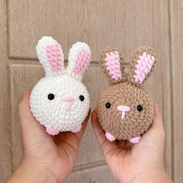 No-sew Bunny Plushies