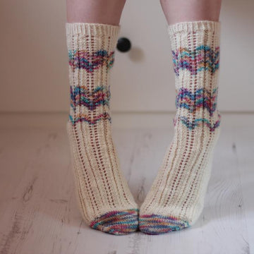 Lacy Leftover Socks