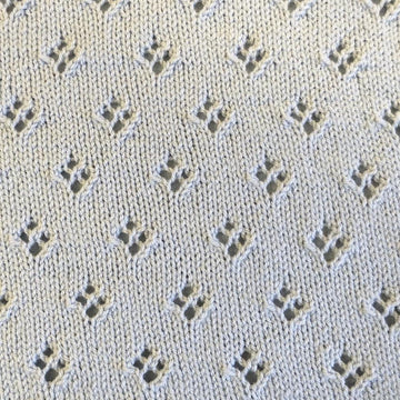 Aran Eyelet Blanket