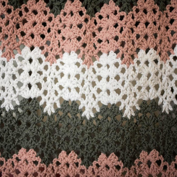 Champagne Blush Chevron