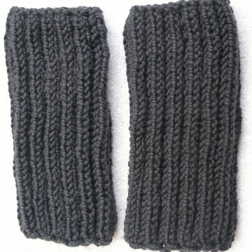 Seamless Circular Brioche Mitts