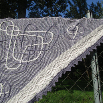Rosy Lotus Shawl