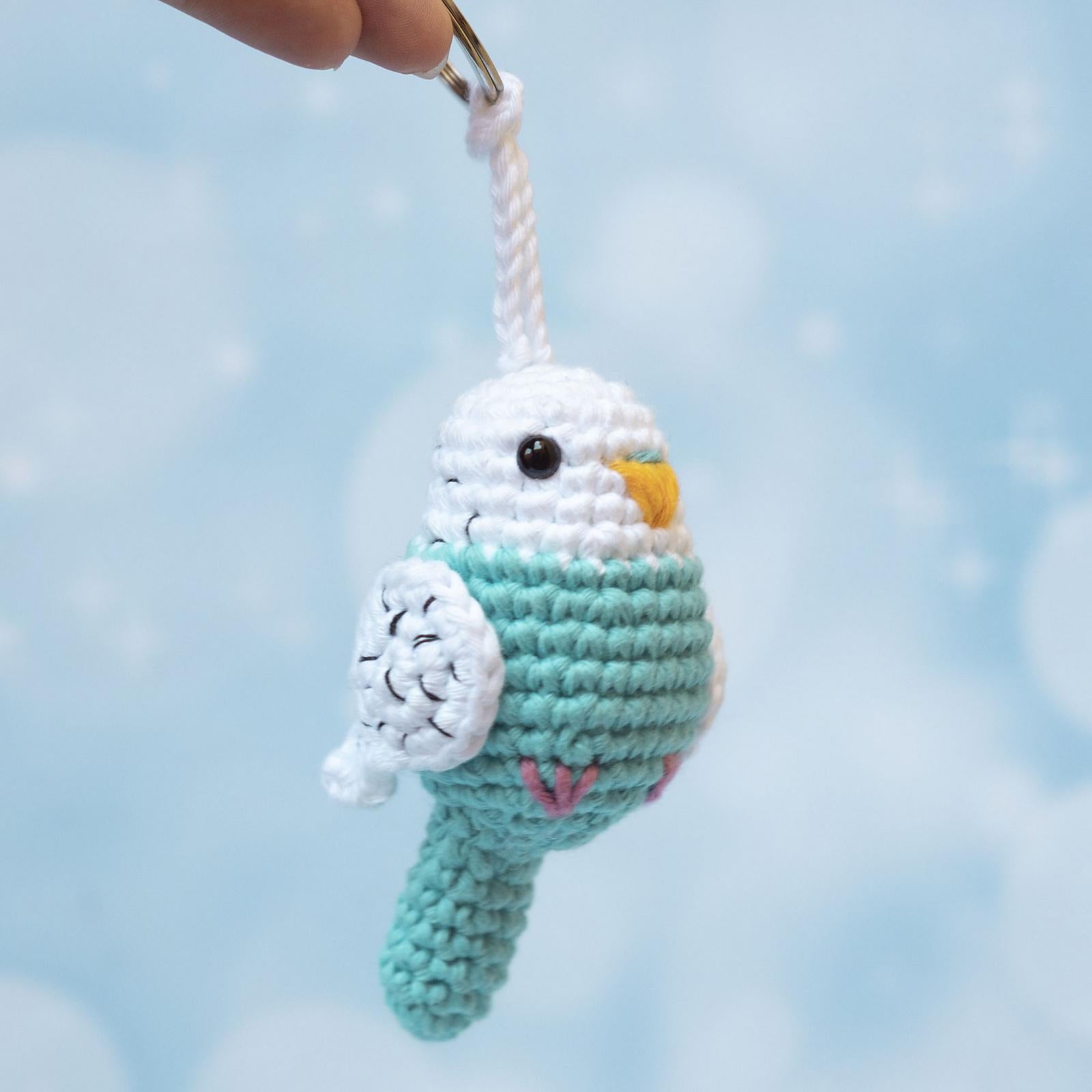Exotic birds keychain