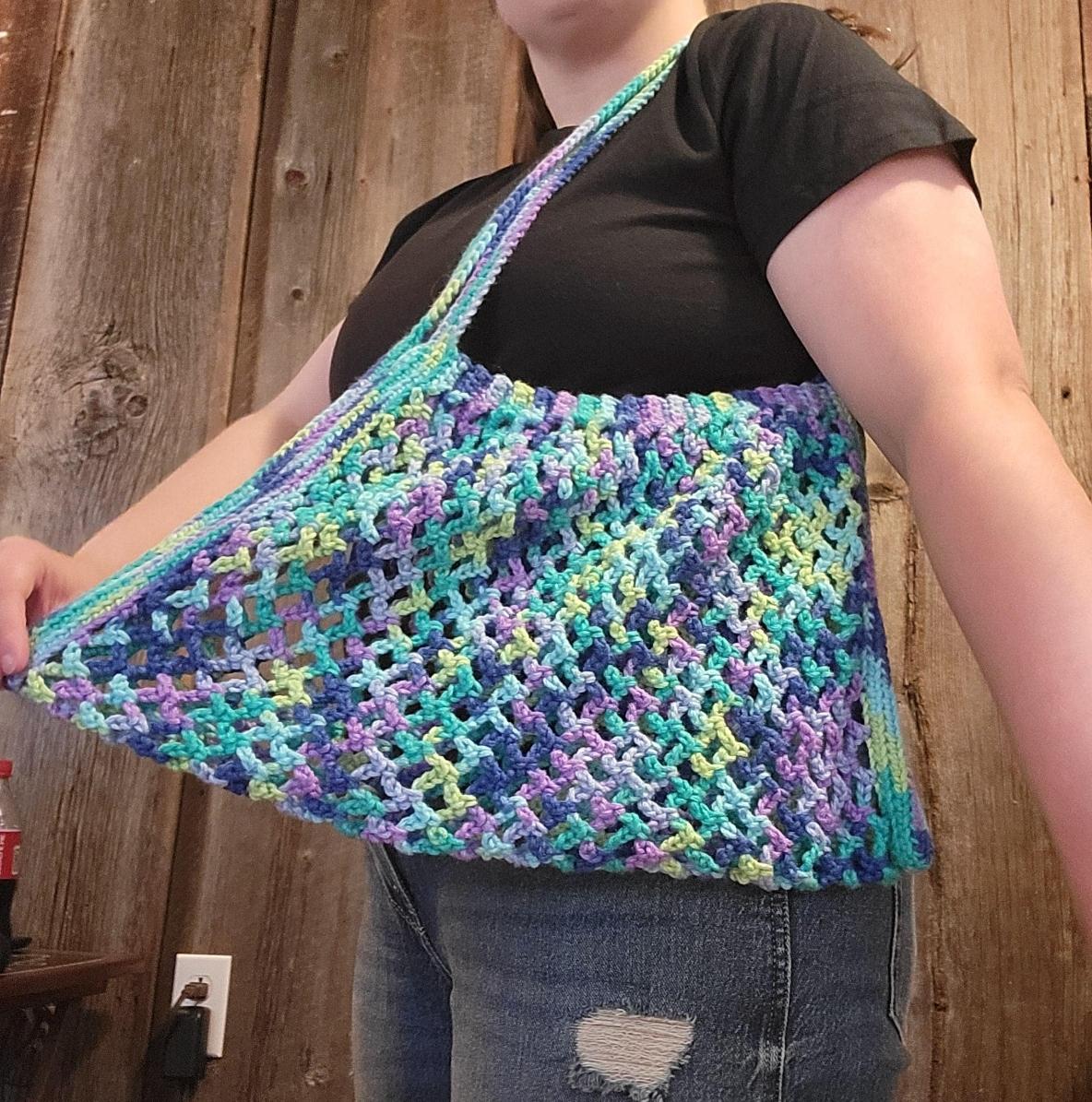 Crochet market bag