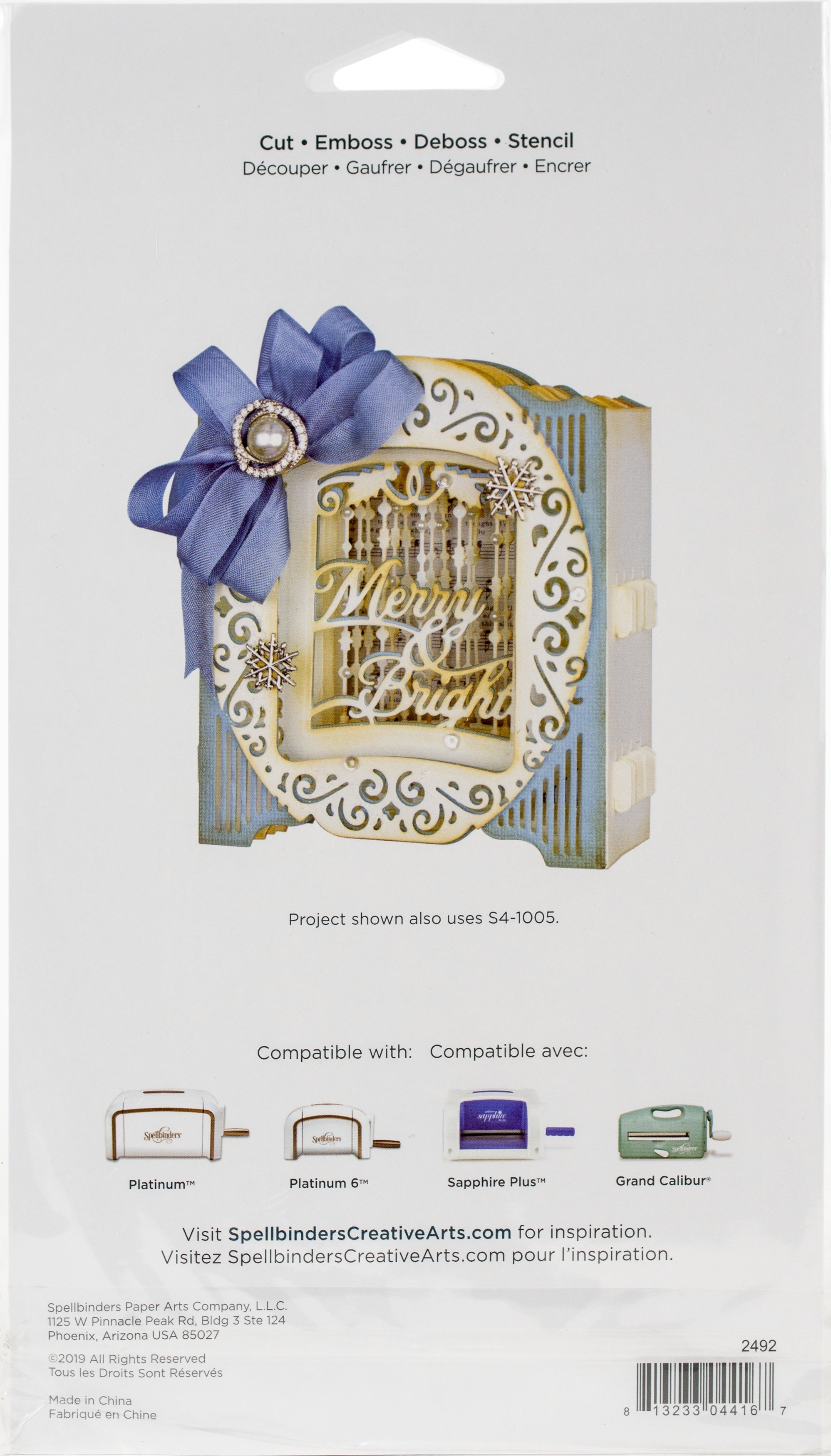 Spellbinders Shapeabilities Dies By Becca Feeken - Holiday Cabinet