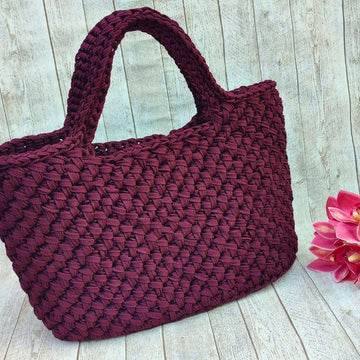 Big Crochet Tote Bag