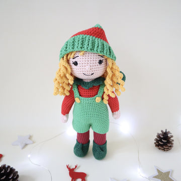 Fern the Christmas Elf Doll