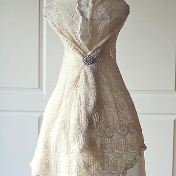 Rectangle lace shawl "Annabelle"