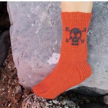 Not just for Halloween Skully Socks