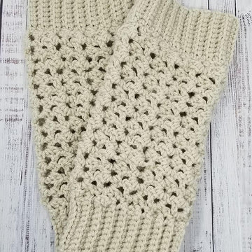 Easy Half Lace Leg Warmer