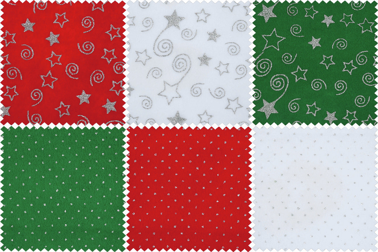 Trimits Felt Bundle - Glitter Stars & Dots