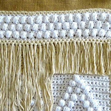 Cushion Pillow Cover Boho Tassel
