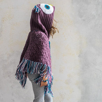 Hooded Owl Poncho