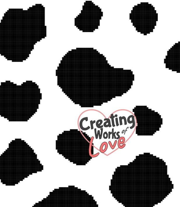 Cow Print Stitch Graph