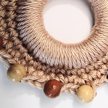 Crochet Pendant with Beads