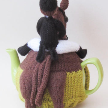 Dressage Horse and Rider Tea Cosy