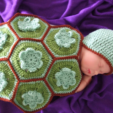 Coverlet and Hat Photo Prop