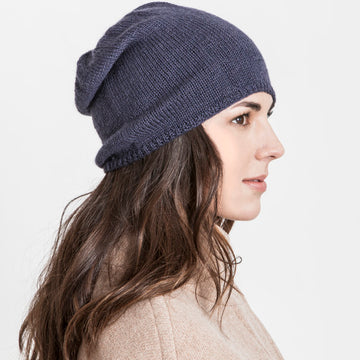 Riverton Royal Slouches in Blue Sky Fibers Royal - 20179 - Downloadable PDF