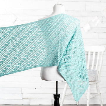 Gloria - Rectangle lace shawl