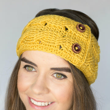 Saffron Cable Headband