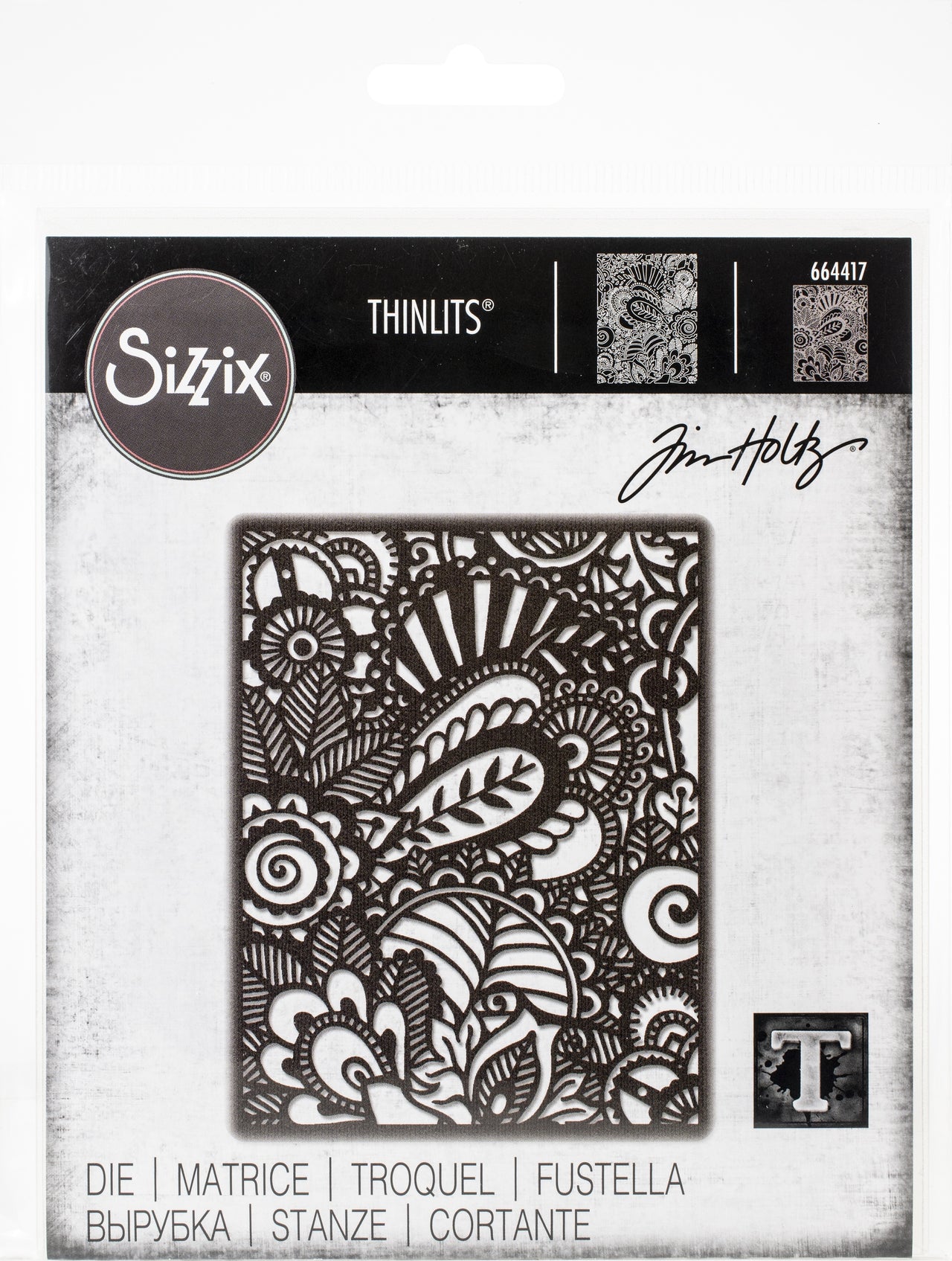 Sizzix Thinlits Dies By Tim Holtz - Doodle Art