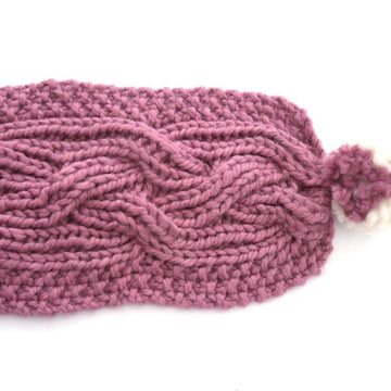 Chunky Reversible Cable Scarf
