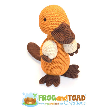 PAYO Papa Platypus Ornithorynque - Eggs Oeufs - Amigurumi Crochet - FROGandTOAD Créations