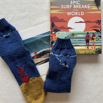 Big wave socks