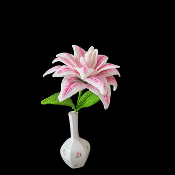 Crochet Rose Lily flowers