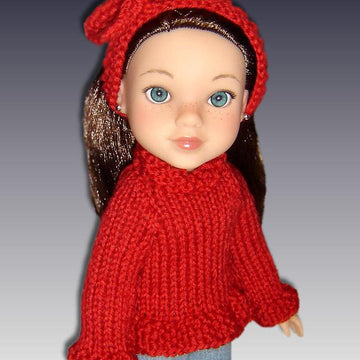 Fits Hearts for Hearts Doll. Sweater and Headband PDF 242